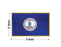 3'x5' Virginia Indoor Nylon Flag 