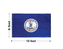 6'x10' Virginia Nylon Outdoor Flag