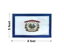 5'x8' West Virginia Polyester Outdoor Flag