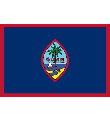 3'x5' Guam Nylon Outdoor Flag