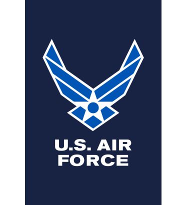 18"x12" U.S. Air Force Wings Garden Flag