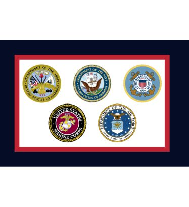 2'x3' U.S. Armed Forces Outdoor Nylon Flag