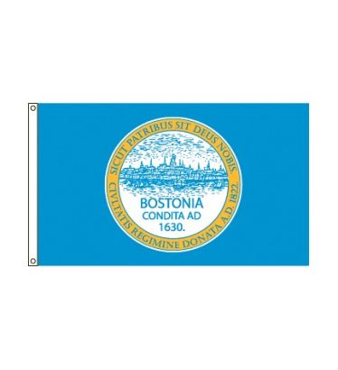 3'x5' Boston Nylon Outdoor Flag