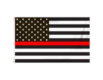 3'x5' Budget-Friendly Thin Red Line-U.S. Outdoor Flag