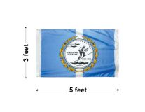 3'x5' Korean War Outdoor Nylon Flags