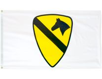 3'x5' 1st Cavalry Division Outdoor Light-Poly Flags