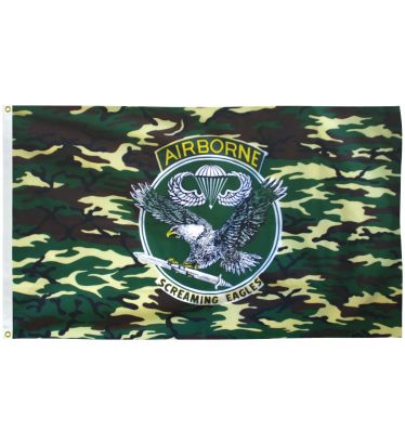 3'x5' Camo Airborne Outdoor Light-Poly Flags