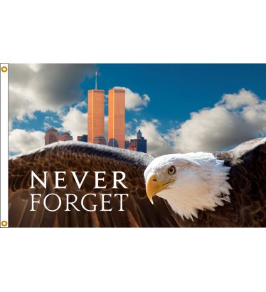 3'x5' Never Forget Eagle Nylon Flag