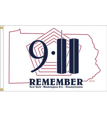 3'x5' Remember 911 Nylon Flag