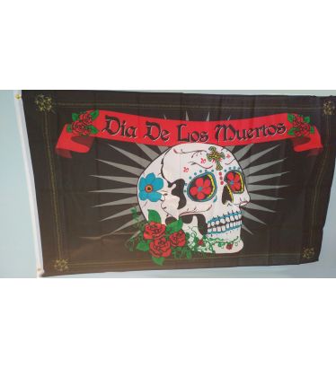 3'x5' Dia De Los Muertos Flags