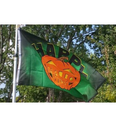 3'x5' Happy Halloween Pumpkin Flags