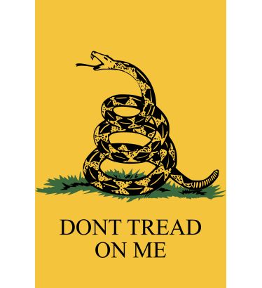 18"x12" Gadsden Garden Flag