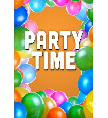 18"x12" Party Time Garden Flag