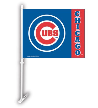 Chicago Cubs Car Flag