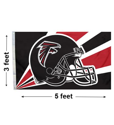 3'x5' Atlanta Falcons Helmet Outdoor Flag