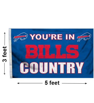 3'x5' Buffalo Bills Country Outdoor Flag