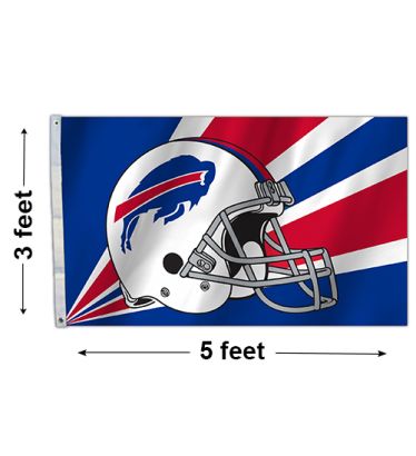 3'x5' Buffalo Bills Helmet Outdoor Flag