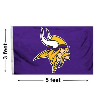 3'x5' Minnesota Vikings Outdoor Flag