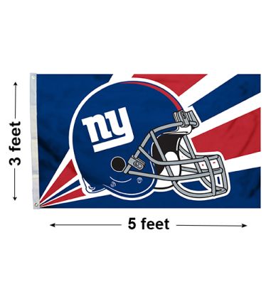 3'x5' New York Giants Helmet Outdoor Flag