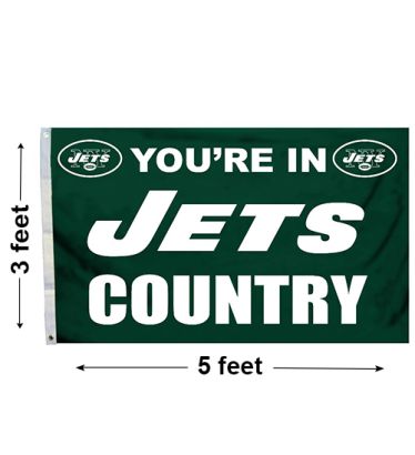 3'x5' New York Jets Country Outdoor Flag