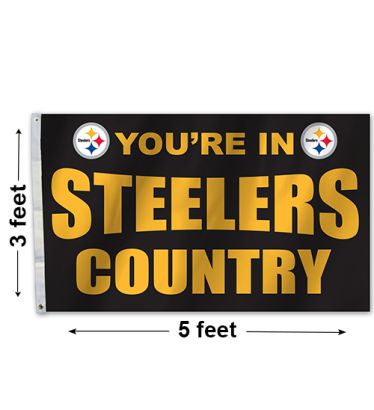 3'x5' Pittsburgh Steelers Country Outdoor Flag