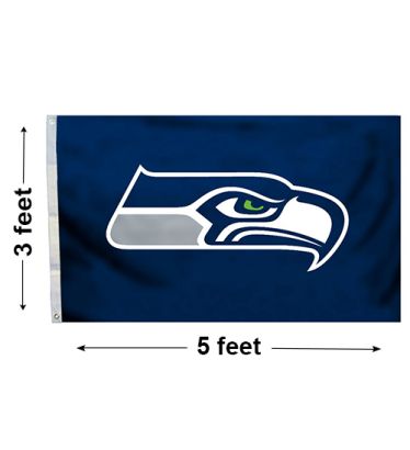 3'x5' Seattle Seahawks Outdoor Flag