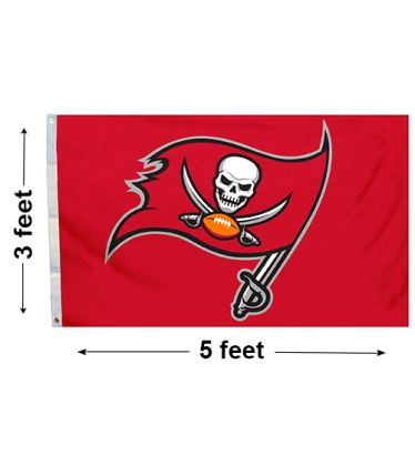 3'x5' Tampa Bay Bucaneers Outdoor Flag