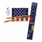 2.5' x 3' Cottage U.S. Home Flag Set 